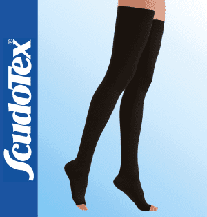 Autoreggenti K2 Microfibre Punta Aperta colore nero - dettaglio intero