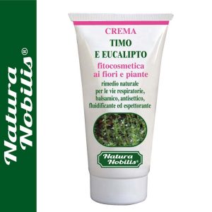 Crema naturale al timo ed eucalipto per il sollievo muscolare e respiratorio