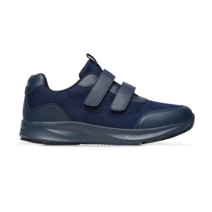 Scarpa ortopedica YDA Drake blu navy vista laterale esterna