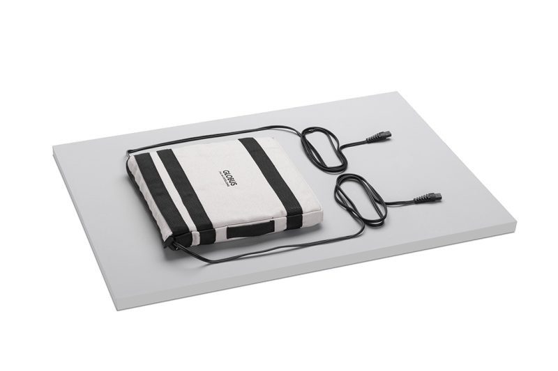 Tappetino Soft 4 Globus G6631 25×25 cm in tessuto lavabile con 2 canali, accessorio per dispositivi di magnetoterapia